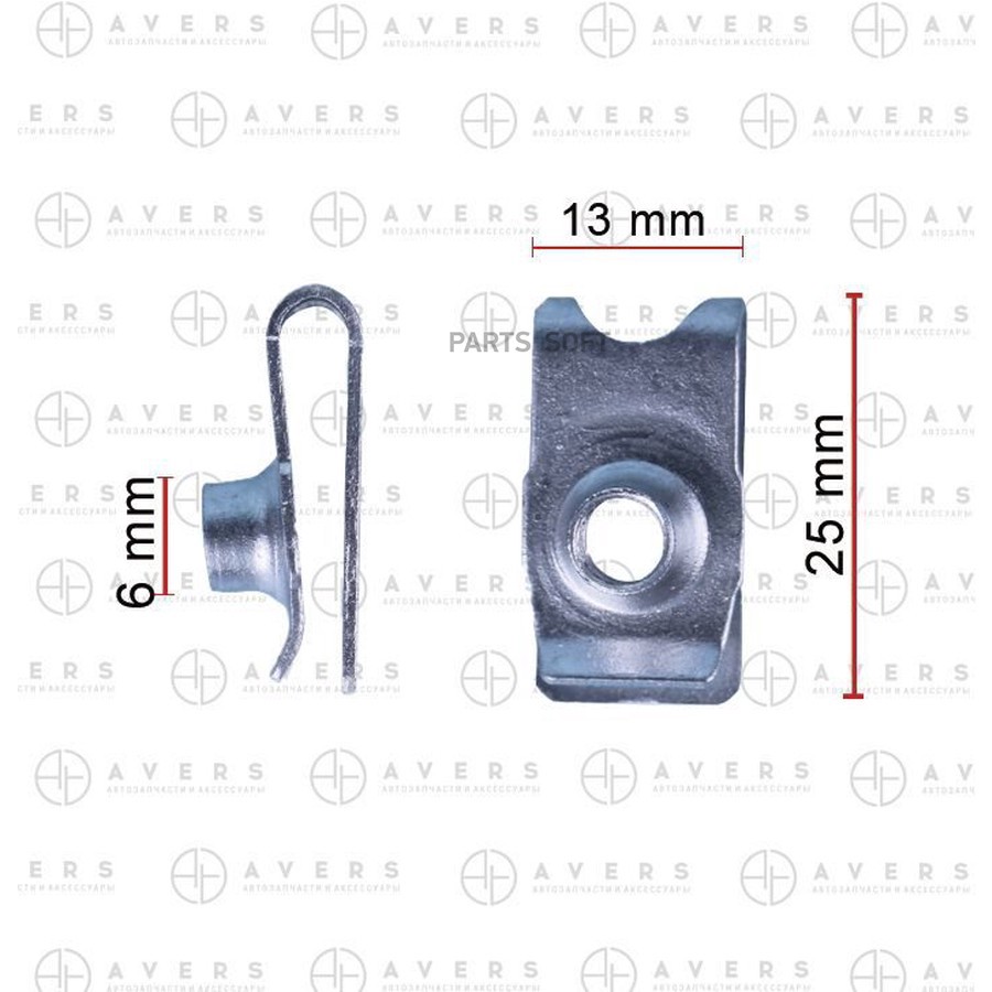Гайка закладная Avers 089136065A - AVERS None None